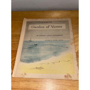 A Childs Garden Of Verses By Robert Louis Stevenson 1945 Paperback Book